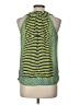 Laundry by Shelli Segal 100% Polyester Green Tank Top Size 10 - photo 2