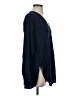 Vince. Blue Long Sleeve Silk Top Size S - photo 4