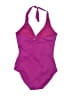 Assets Solid Purple One Piece Swimsuit Size XL - photo 2