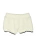 Zara Chevron-herringbone Ivory Shorts Size M - photo 1