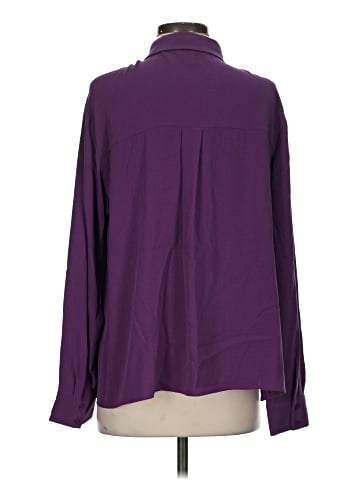 Eileen Fisher Long Sleeve Silk Top (view 2)