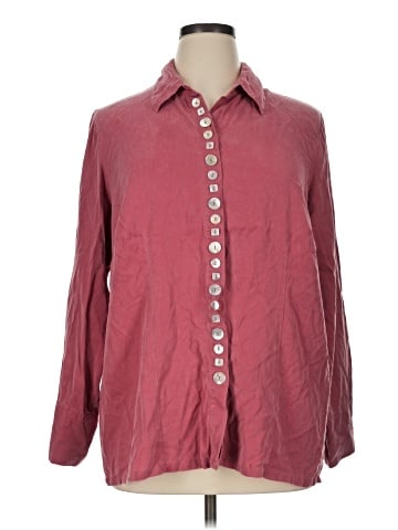 Soft Surroundings Long Sleeve Button-Down Shirt (view 1)