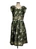 eShakti 100% Polyester Camo Green Cocktail Dress Size S - photo 1