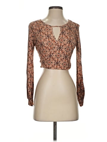 Earthbound Trading Co. Long Sleeve Blouse (view 1)
