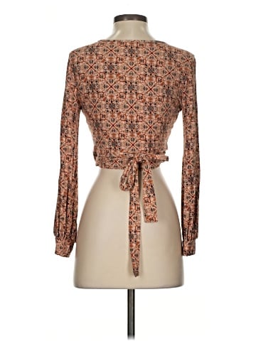 Earthbound Trading Co. Long Sleeve Blouse (view 2)