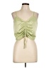 Forever 21 100% Polyester Green Sleeveless Blouse Size L - photo 1