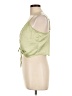 Forever 21 100% Polyester Green Sleeveless Blouse Size L - photo 5