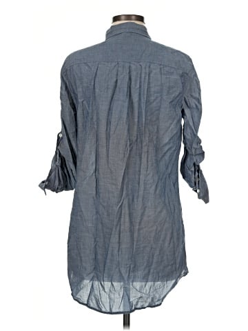 J.Crew Factory Store 3/4 Sleeve Button-Down Shirt (view 2)