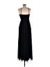 Thread 100% Polyester Black Cocktail Dress Size 8 - photo 2