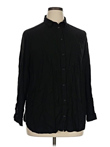 Divided by H&M Long Sleeve Button-Down Shirt (view 1)