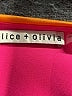 Alice + Olivia 100% Polyester Color Block Orange Pink Cocktail Dress Size 4 - photo 4