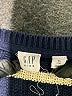 Gap Kids 100% Cotton Stripes Black Blue Pullover Sweater Size 12 - photo 3