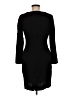 Ann Taylor 100% Wool Solid Black Cocktail Dress Size 8 - photo 2