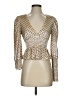 Lulus Gold Long Sleeve Blouse Size XS - photo 1