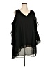 City Chic 100% Polyester Black Sleeveless Blouse Size 20 Plus (L) - photo 1