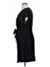 Nine West Solid Black Cocktail Dress Size XL - photo 5