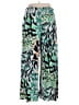Coco Bianco Animal Print Green Casual Pants Size XL - photo 2
