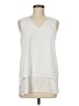 MICHAEL Michael Kors 100% Polyester Ivory Sleeveless Blouse Size M - photo 1