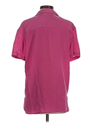 Babaton Short Sleeve Silk Top (view 2)