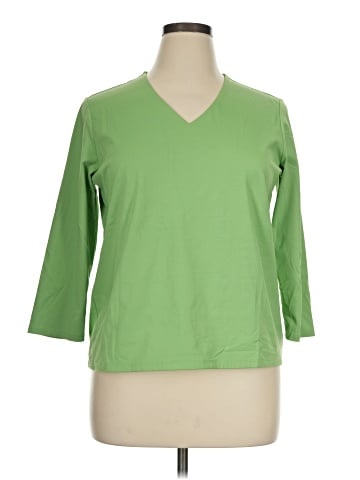 Lands' End 3/4 Sleeve T-Shirt (view 1)