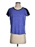 Made for Life 100% Polyester Color Block Blue Active T-Shirt Size S - photo 1