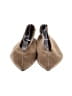 Zara 100% Leather Tan Flats Size EU 39 - photo 2