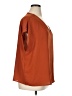 Kori America 100% Polyester Orange Short Sleeve Blouse Size XL - photo 4