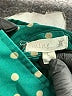 Mine 100% Polyester Polka Dots Green 3/4 Sleeve Blouse Size L - photo 7