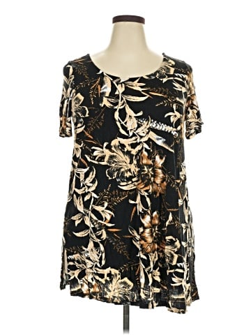 Brylane Woman Collection Short Sleeve T-Shirt (view 1)