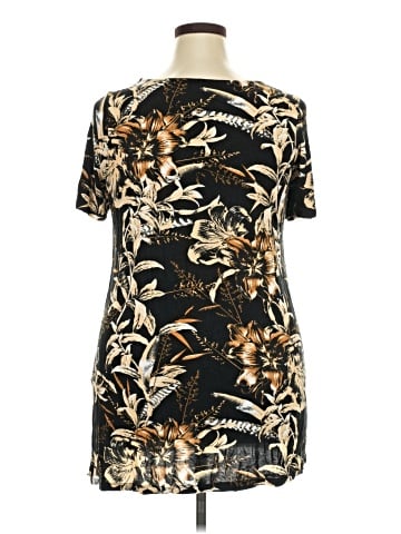 Brylane Woman Collection Short Sleeve T-Shirt (view 2)