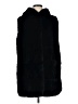 J. McLaughlin 100% Polyester Black Faux Fur Vest Size XL - photo 1