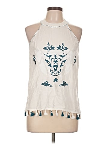 Blue Rain Sleeveless Blouse (view 1)