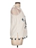 Blue Rain 100% Cotton Ivory Sleeveless Blouse Size L - photo 4