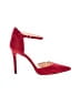 Jessica Simpson 100% Leather Red Heels Size 8 - photo 1