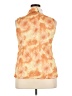Ashley Stewart 100% Polyester Orange Sleeveless Blouse Size 2X Plus - photo 2