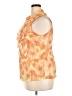 Ashley Stewart 100% Polyester Orange Sleeveless Blouse Size 2X Plus - photo 5