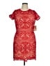 Boston Proper Red Cocktail Dress Size 14 - photo 1