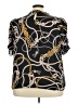 Gibson Black Short Sleeve Blouse Size 3X - photo 2