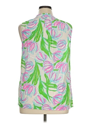 Lilly Pulitzer Sleeveless Silk Top (view 2)