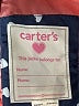 Carter's 100% Polyester Stars Blue Snow Jacket Size 3T - photo 3