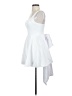 Unbranded 100% Polyester White Cocktail Dress Size 2 - photo 5