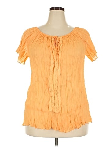 Ashley Stewart Short Sleeve Blouse (view 1)