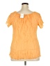 Ashley Stewart Orange Short Sleeve Blouse Size 18 Plus - photo 2