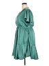 Assorted Brands 100% Polyester Solid Teal Casual Dress Size 18 - photo 5