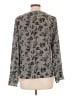 Candie's 100% Polyester Gray Long Sleeve Blouse Size L - photo 2