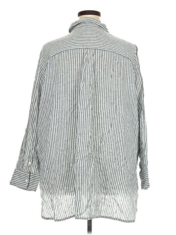 Old Navy 3/4 Sleeve Button-Down Shirt (view 2)