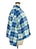 Old Navy 100% Cotton Plaid Blue Long Sleeve Button-Down Shirt Size 3X - photo 4