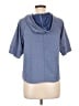 Bobbie Brooks Blue Short Sleeve Turtleneck Size L - photo 2