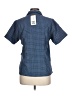 Kathmandu Houndstooth Blue Short Sleeve Blouse Size 12 - photo 2