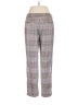 By Anthropologie Plaid Gray Casual Pants Size 6 - photo 2